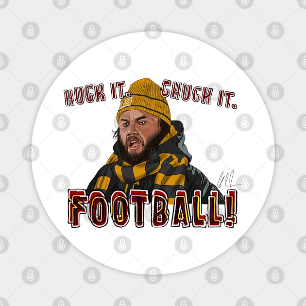 Zack and Miri: Huck It Chuck It Magnet by 51Deesigns